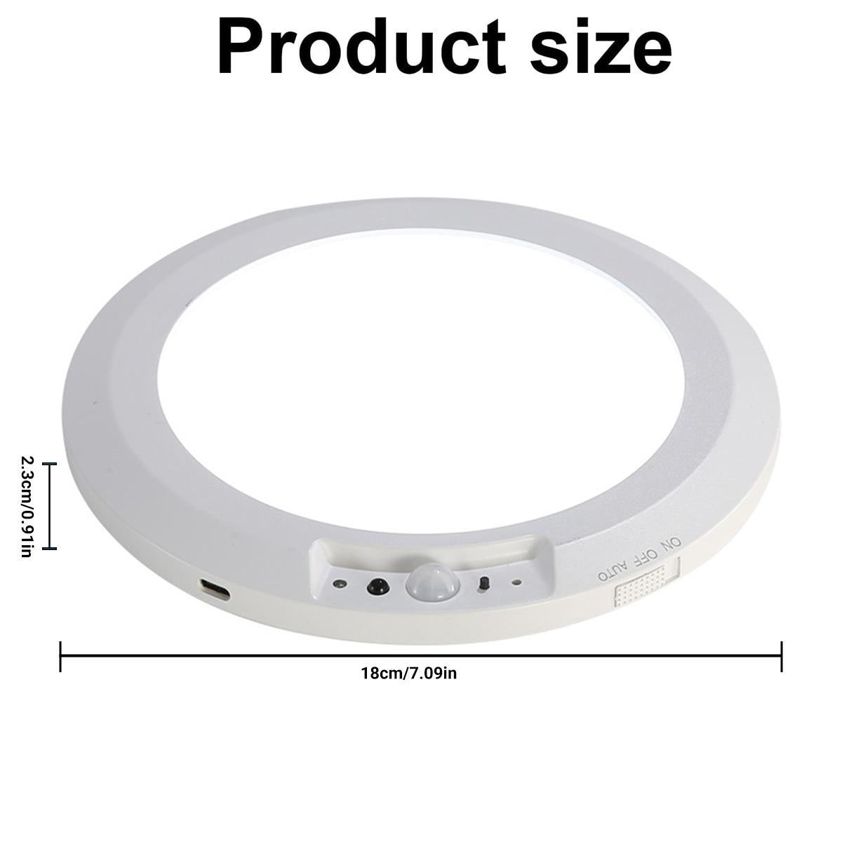 Rechargeable Motion Sensor Ceiling Light with Remote | Magnetic & Wireless