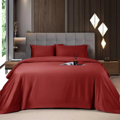 Shilucheng Cooling Bamboo Sheets 4-6PC | Hotel Luxury 16" Deep Pocket | Silky Soft Wrinkle Resistant