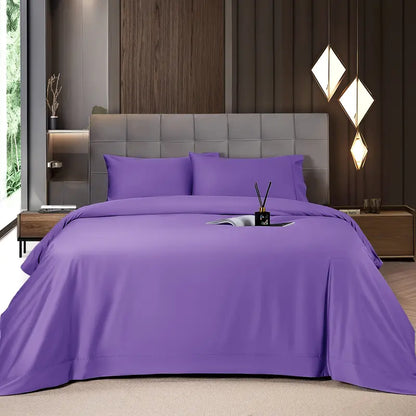 Shilucheng Cooling Bamboo Sheets 4-6PC | Hotel Luxury 16" Deep Pocket | Silky Soft Wrinkle Resistant