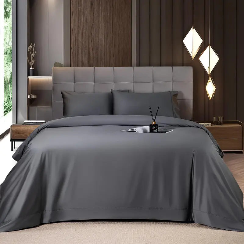 Shilucheng Cooling Bamboo Sheets 4-6PC | Hotel Luxury 16" Deep Pocket | Silky Soft Wrinkle Resistant