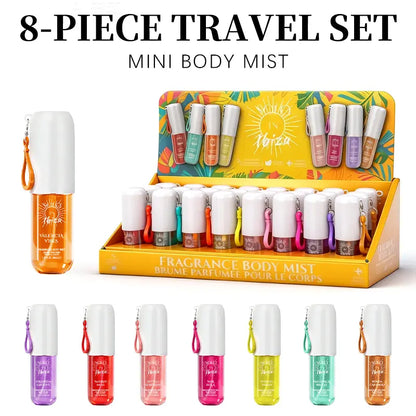 SOLO EN IBIZA 8-Piece Mini Fragrance Set | 30ml Travel Size Body & Hair Mist