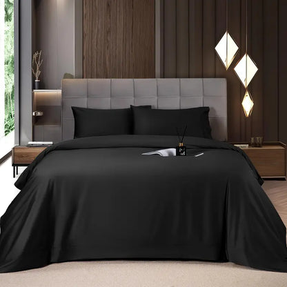 Shilucheng Cooling Bamboo Sheets 4-6PC | Hotel Luxury 16" Deep Pocket | Silky Soft Wrinkle Resistant