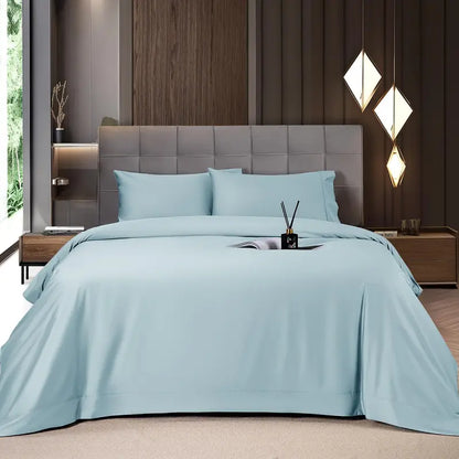 Shilucheng Cooling Bamboo Sheets 4-6PC | Hotel Luxury 16" Deep Pocket | Silky Soft Wrinkle Resistant