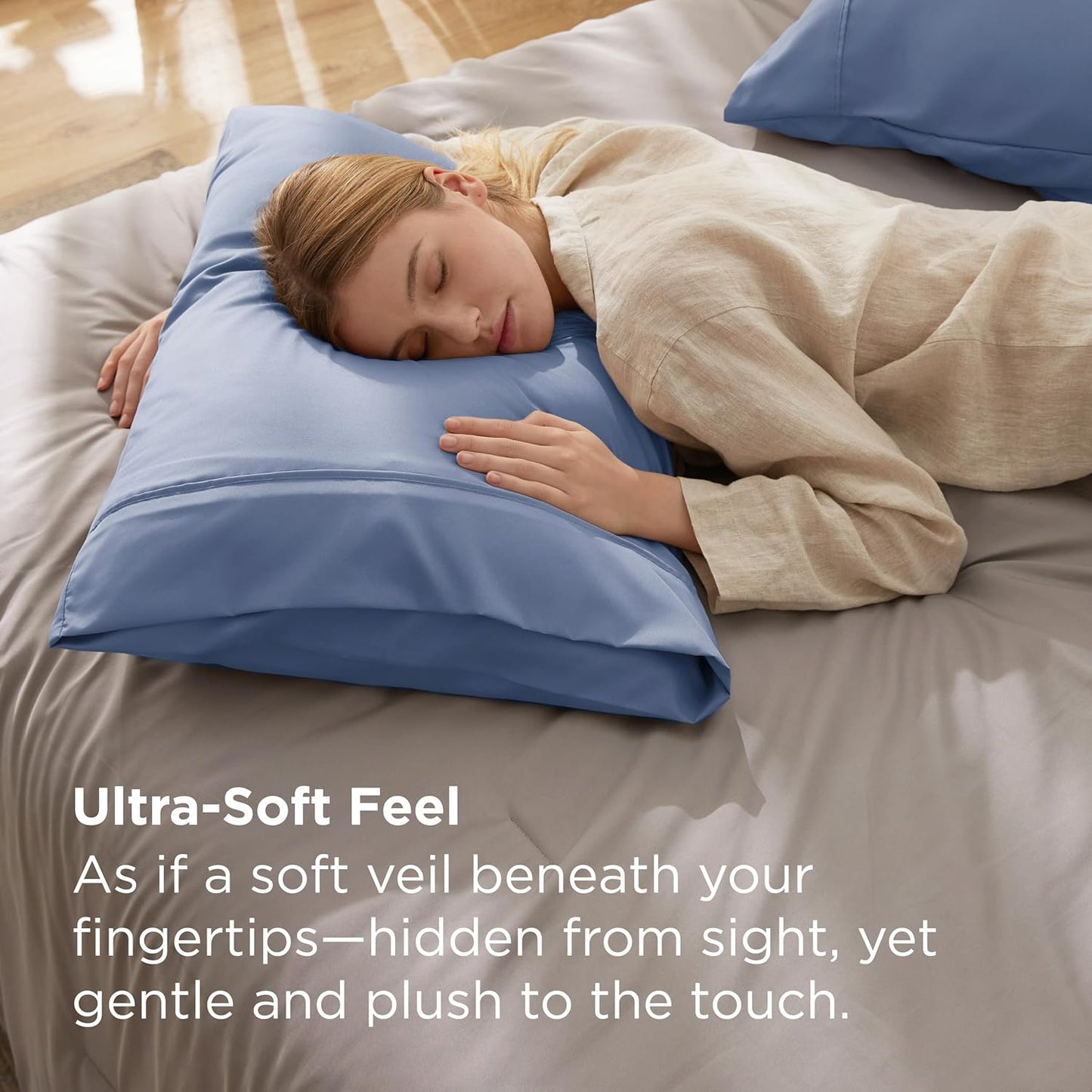 Soft Brushed Microfiber Pillow Case | Wrinkle Fade Resistant