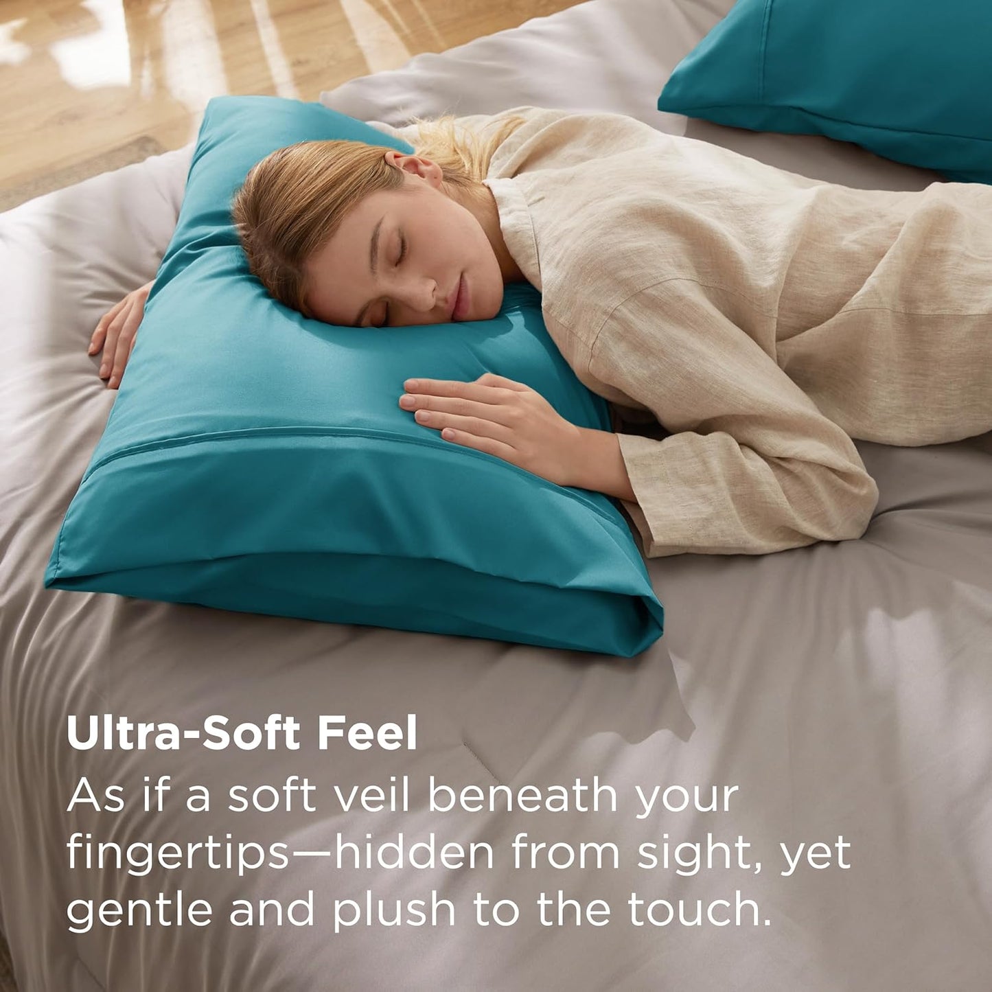 Soft Brushed Microfiber Pillow Case | Wrinkle Fade Resistant