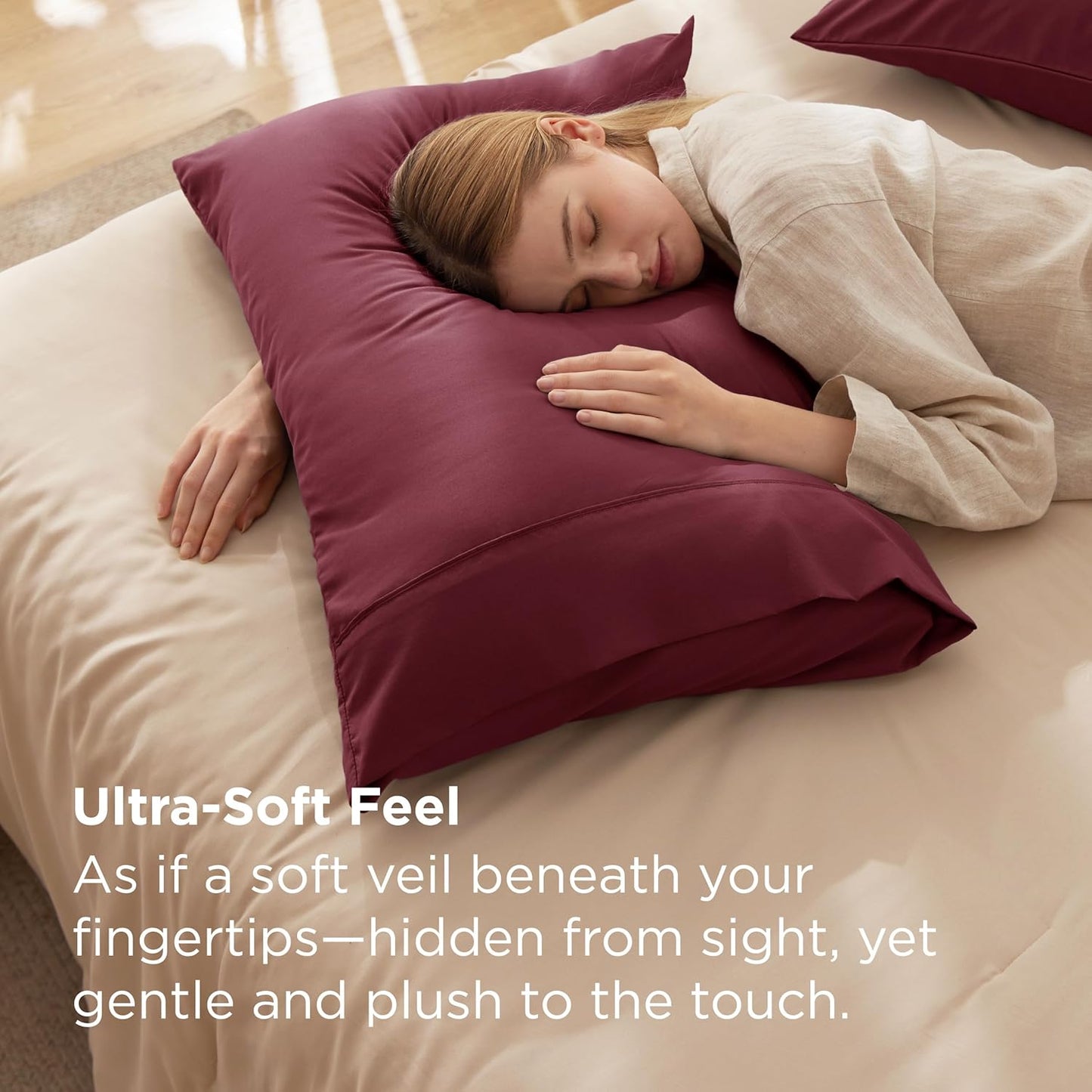 Soft Brushed Microfiber Pillow Case | Wrinkle Fade Resistant