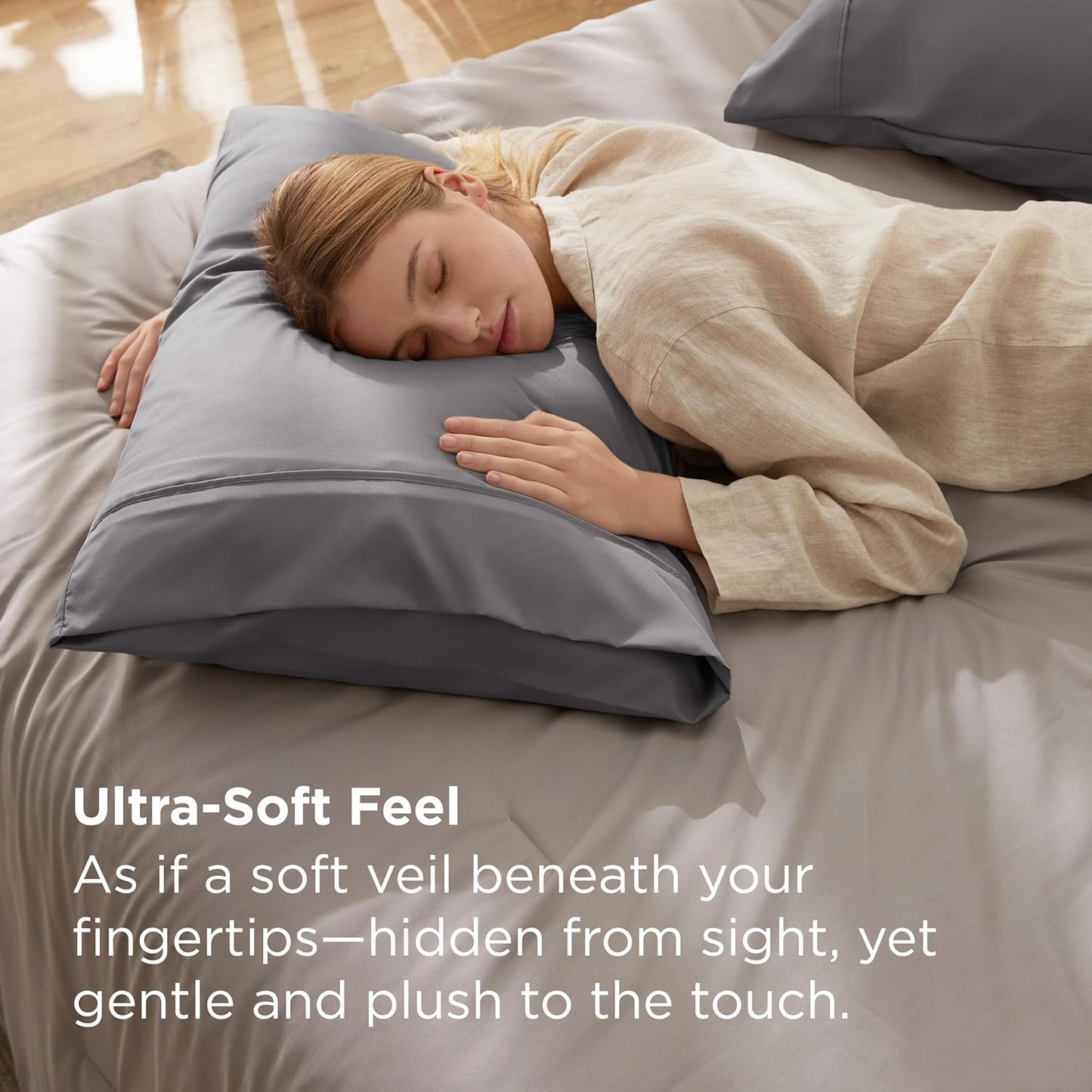 Soft Brushed Microfiber Pillow Case | Wrinkle Fade Resistant