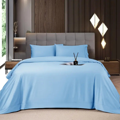 Shilucheng Cooling Bamboo Sheets 4-6PC | Hotel Luxury 16" Deep Pocket | Silky Soft Wrinkle Resistant