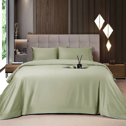 Shilucheng Cooling Bamboo Sheets 4-6PC | Hotel Luxury 16" Deep Pocket | Silky Soft Wrinkle Resistant