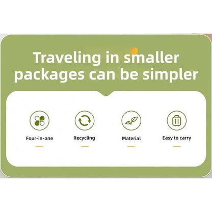 4-in-1 Leak-Proof Travel Dispenser – Portable Refillable Toiletry Container