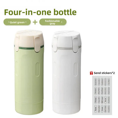 4-in-1 Leak-Proof Travel Dispenser – Portable Refillable Toiletry Container
